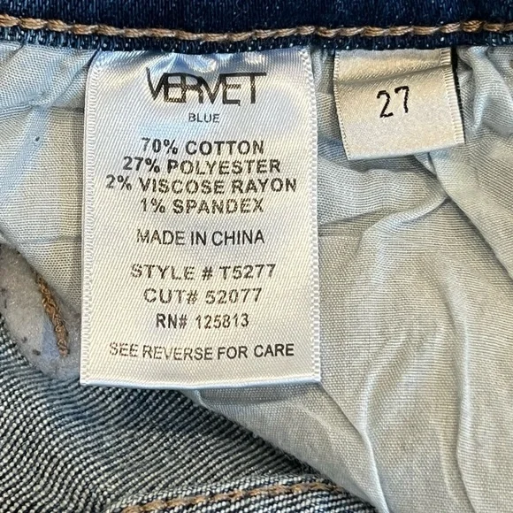 Vervet Blue Women's Flare Jeans - Stretch - Picture 7 of 7